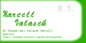 marcell valasek business card